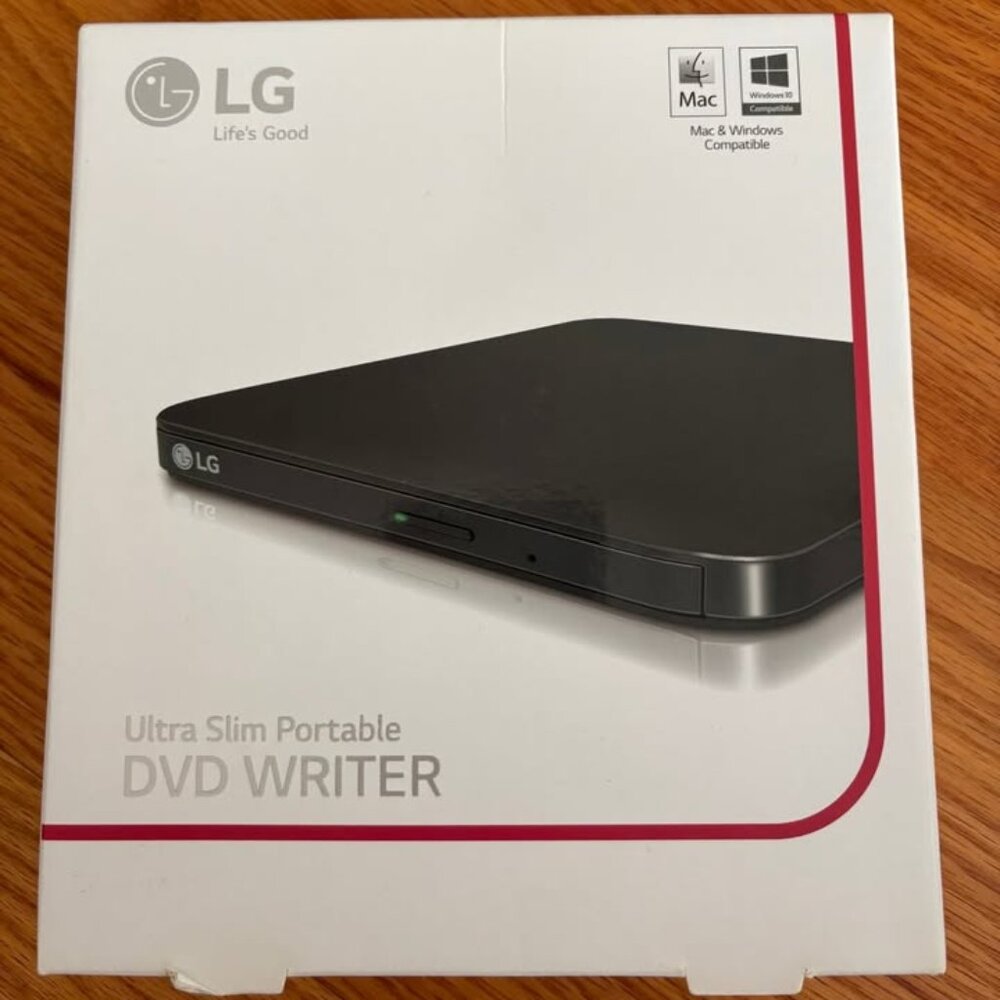 LG Ultra Slim Portable DVD Writer - new in box